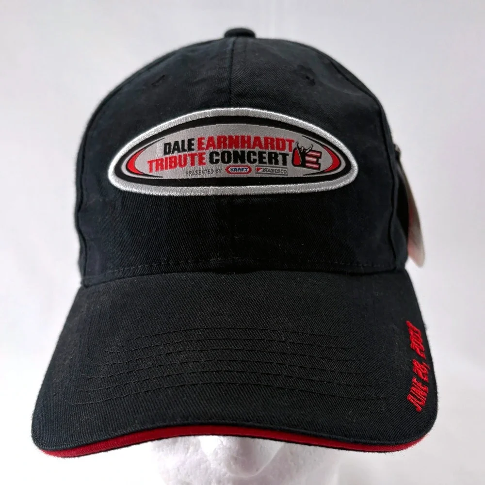 Chase Authentics Dale Earnhardt Tribute Concert Hat Black NASCAR 2003 Hat